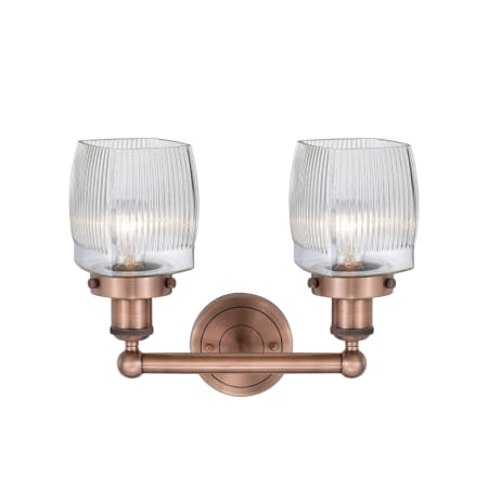 A large image of the Innovations Lighting 616-2W-12-15 Colton Vanity Alternate Image