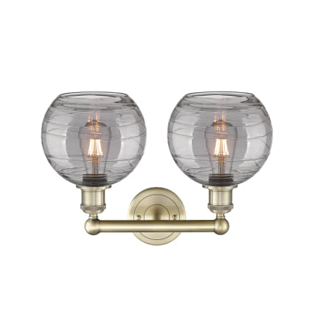 A large image of the Innovations Lighting 616-2W 12 17 Athens Deco Swirl Vanity Alternate Image