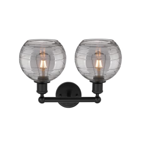 A large image of the Innovations Lighting 616-2W 12 17 Athens Deco Swirl Vanity Alternate Image