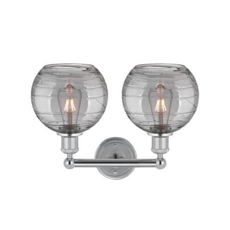 A large image of the Innovations Lighting 616-2W 12 17 Athens Deco Swirl Vanity Alternate Image