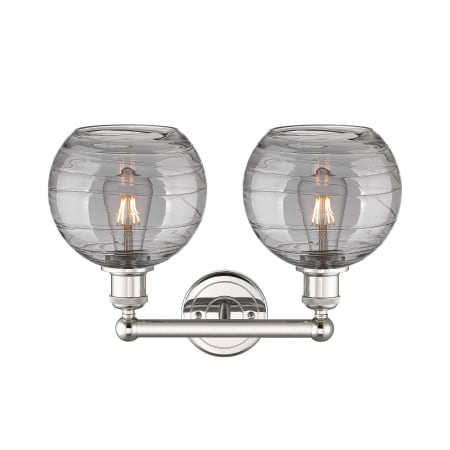 A large image of the Innovations Lighting 616-2W 12 17 Athens Deco Swirl Vanity Alternate Image