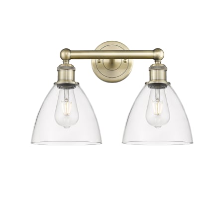 A large image of the Innovations Lighting 616-2W-12-17 Bristol Vanity Alternate Image