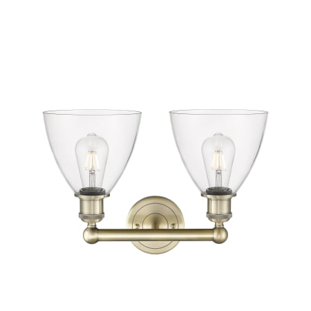 A large image of the Innovations Lighting 616-2W-12-17 Bristol Vanity Alternate Image