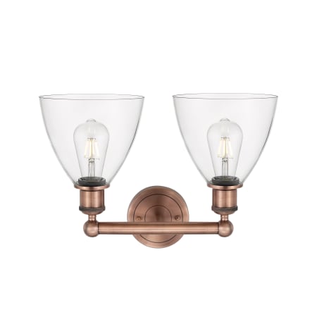 A large image of the Innovations Lighting 616-2W-12-17 Bristol Vanity Alternate Image