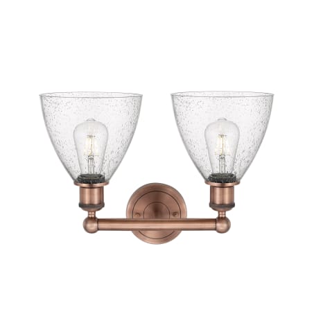 A large image of the Innovations Lighting 616-2W-12-17 Bristol Vanity Alternate Image