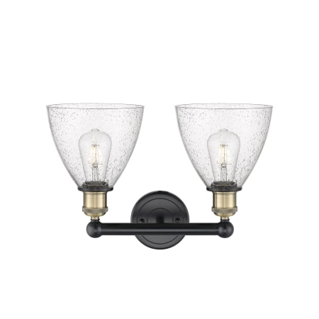 A large image of the Innovations Lighting 616-2W-12-17 Bristol Vanity Alternate Image