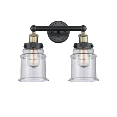 A large image of the Innovations Lighting 616-2W-13-15 Canton Vanity Alternate Image