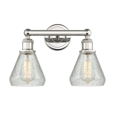 A large image of the Innovations Lighting 616-2W-13-15 Conesus Vanity Alternate Image