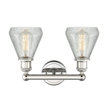 A large image of the Innovations Lighting 616-2W-13-15 Conesus Vanity Alternate Image