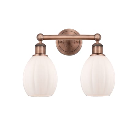 A large image of the Innovations Lighting 616-2W-13-15 Eaton Vanity Alternate Image