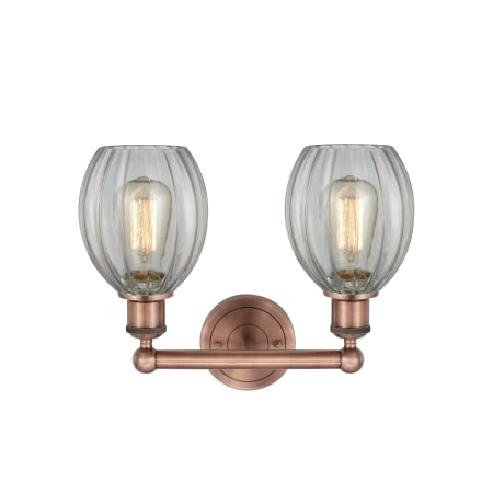 A large image of the Innovations Lighting 616-2W-13-15 Eaton Vanity Alternate Image