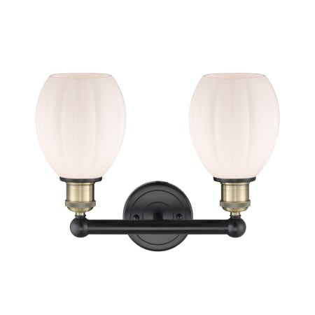 A large image of the Innovations Lighting 616-2W-13-15 Eaton Vanity Alternate Image