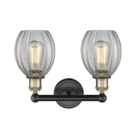 A large image of the Innovations Lighting 616-2W-13-15 Eaton Vanity Alternate Image