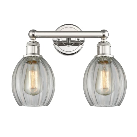 A large image of the Innovations Lighting 616-2W-13-15 Eaton Vanity Alternate Image