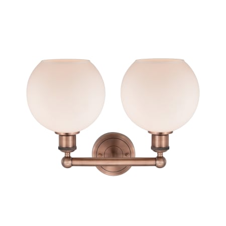 A large image of the Innovations Lighting 616-2W-13-17 Athens Vanity Alternate Image