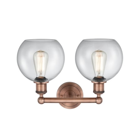 A large image of the Innovations Lighting 616-2W-13-17 Athens Vanity Alternate Image