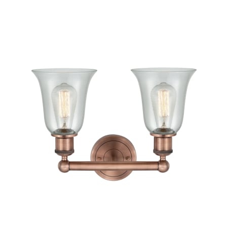 A large image of the Innovations Lighting 616-2W-14-15 Hanover Vanity Alternate Image