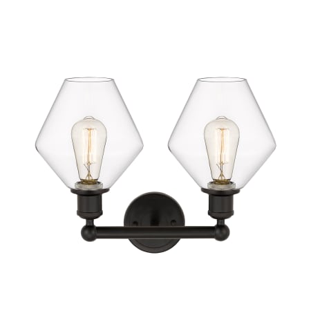 A large image of the Innovations Lighting 616-2W-14-17 Cindyrella Vanity Alternate Image