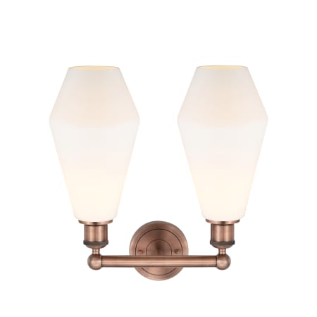 A large image of the Innovations Lighting 616-2W-17-16 Cindyrella Vanity Alternate Image