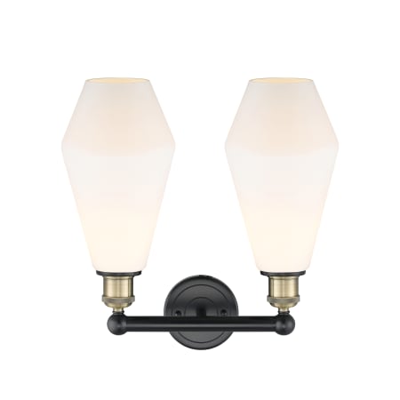 A large image of the Innovations Lighting 616-2W-17-16 Cindyrella Vanity Alternate Image