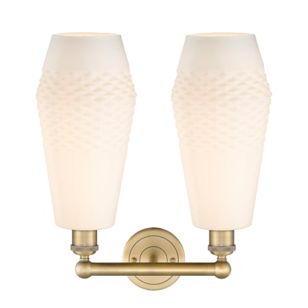 A large image of the Innovations Lighting 616-2W-19-16 Windham Vanity Alternate Image