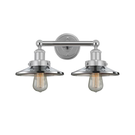 A large image of the Innovations Lighting 616-2W-8-17 Railroad Vanity Alternate Image