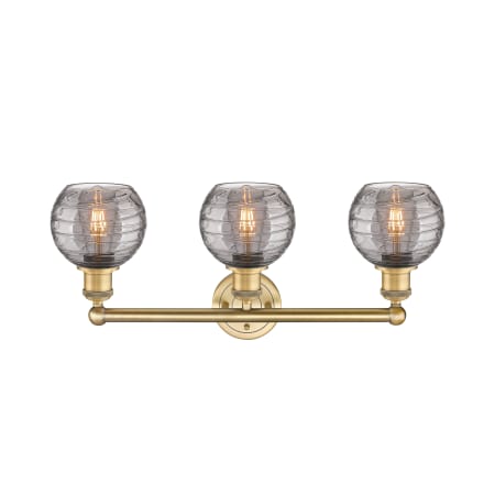A large image of the Innovations Lighting 616-3W 10 24 Athens Deco Swirl Vanity Alternate Image