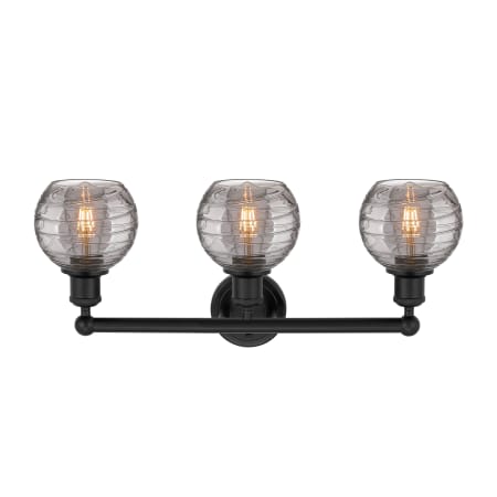 A large image of the Innovations Lighting 616-3W 10 24 Athens Deco Swirl Vanity Alternate Image