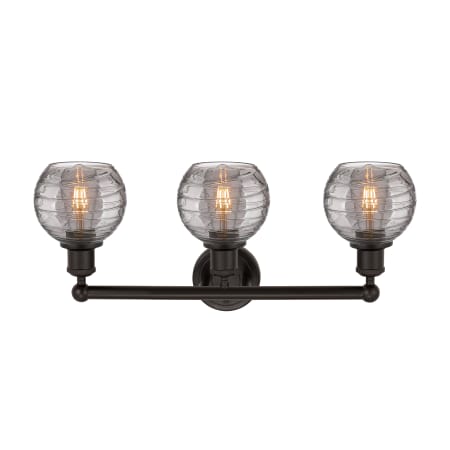 A large image of the Innovations Lighting 616-3W 10 24 Athens Deco Swirl Vanity Alternate Image