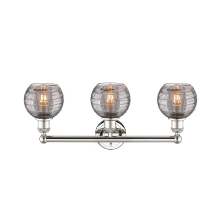 A large image of the Innovations Lighting 616-3W 10 24 Athens Deco Swirl Vanity Alternate Image