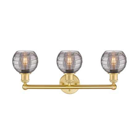 A large image of the Innovations Lighting 616-3W 10 24 Athens Deco Swirl Vanity Alternate Image