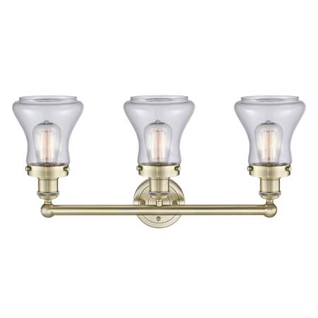 A large image of the Innovations Lighting 616-3W-10-25 Bellmont Vanity Alternate Image
