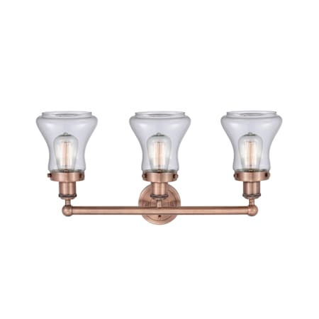 A large image of the Innovations Lighting 616-3W-10-25 Bellmont Vanity Alternate Image