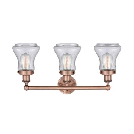 A large image of the Innovations Lighting 616-3W-10-25 Bellmont Vanity Alternate Image
