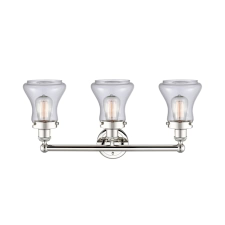 A large image of the Innovations Lighting 616-3W-10-25 Bellmont Vanity Alternate Image