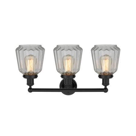 A large image of the Innovations Lighting 616-3W-10-25 Chatham Vanity Alternate Image