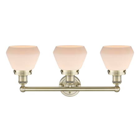 A large image of the Innovations Lighting 616-3W-10-25 Fulton Vanity Alternate Image