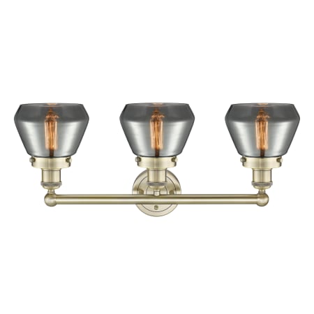 A large image of the Innovations Lighting 616-3W-10-25 Fulton Vanity Alternate Image