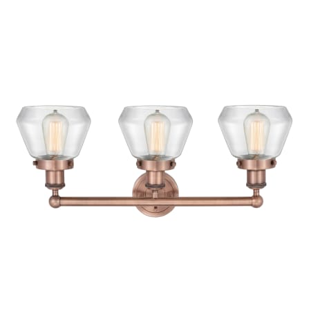 A large image of the Innovations Lighting 616-3W-10-25 Fulton Vanity Alternate Image