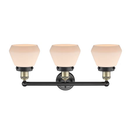 A large image of the Innovations Lighting 616-3W-10-25 Fulton Vanity Alternate Image