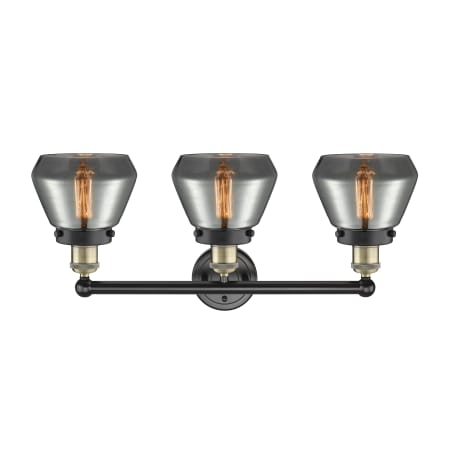 A large image of the Innovations Lighting 616-3W-10-25 Fulton Vanity Alternate Image