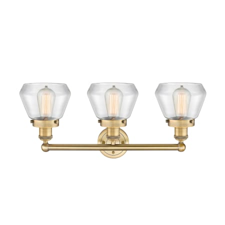 A large image of the Innovations Lighting 616-3W-10-25 Fulton Vanity Alternate Image