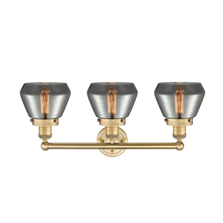 A large image of the Innovations Lighting 616-3W-10-25 Fulton Vanity Alternate Image