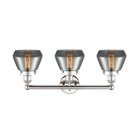 A large image of the Innovations Lighting 616-3W-10-25 Fulton Vanity Alternate Image