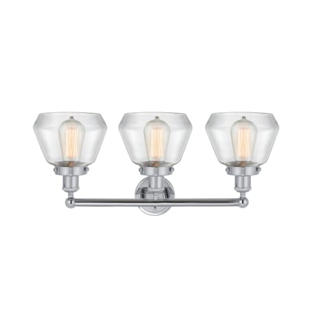 A large image of the Innovations Lighting 616-3W-10-25 Fulton Vanity Alternate Image