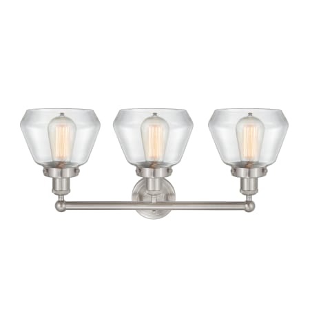 A large image of the Innovations Lighting 616-3W-10-25 Fulton Vanity Alternate Image