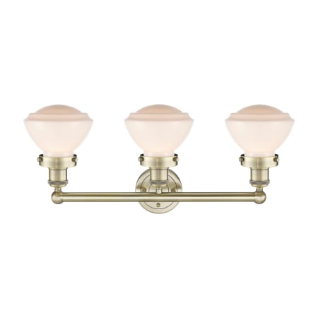 A large image of the Innovations Lighting 616-3W-10-25 Olean Vanity Alternate Image