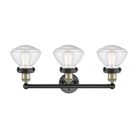 A large image of the Innovations Lighting 616-3W-10-25 Olean Vanity Alternate Image