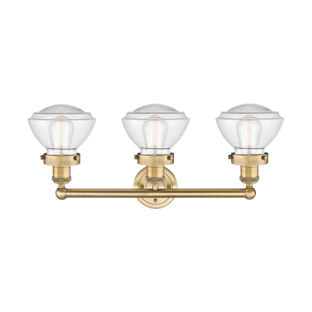 A large image of the Innovations Lighting 616-3W-10-25 Olean Vanity Alternate Image