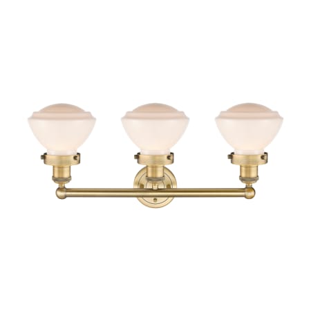 A large image of the Innovations Lighting 616-3W-10-25 Olean Vanity Alternate Image
